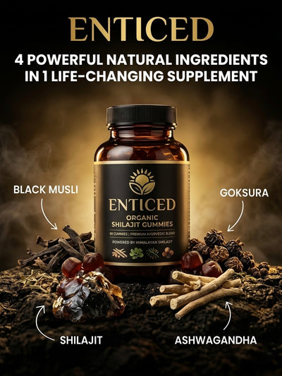 Enticed Organic Shilajit Gummies