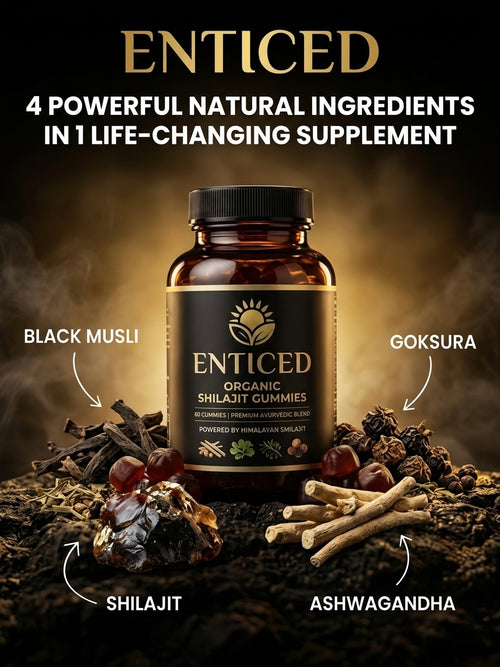 Enticed Organic Shilajit Gummies