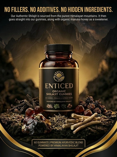 Enticed Organic Shilajit Gummies