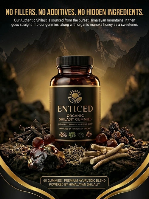 Enticed Organic Shilajit Gummies
