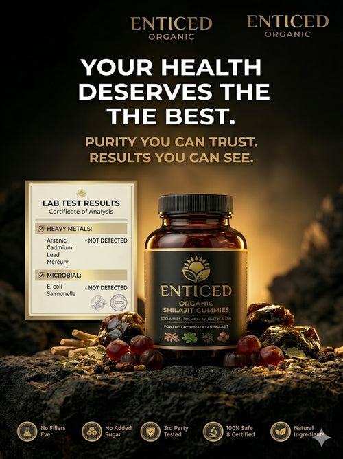 Enticed Organic Shilajit Gummies
